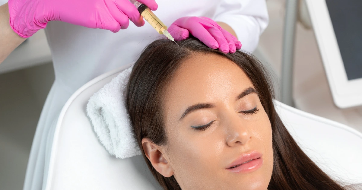 Women Receiving PRP for Hair Restoration in Farmington, UT